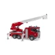 Camion de pompieri Bruder Scania Super 560R cu scara pompa de apa si sirena Camion de pompieri Bruder Scania Super 560R cu scara pompa de apa si sirena
