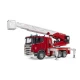 Camion de pompieri Bruder Scania Super 560R cu scara pompa de apa si sirena Camion de pompieri Bruder Scania Super 560R cu scara pompa de apa si sirena
