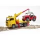 Camion de tractare MAN TGA si vehicul de teren Bruder Camion de tractare MAN TGA si vehicul de teren Bruder