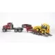 Camion incarcare Mack Granite si buldoexcavator JCB 4CX Bruder Camion incarcare Mack Granite si buldoexcavator JCB 4CX Bruder