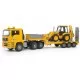 Camion incarcare MAN TGA si buldoexcavator JCB 4CX Bruder Camion incarcare MAN TGA si buldoexcavator JCB 4CX Bruder