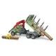 Camion lemne Mack Granite cu macara de incarcare, graifer si 3 busteni Bruder Camion lemne Mack Granite cu macara de incarcare, graifer si 3 busteni Bruder