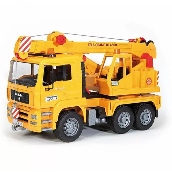Camion MAN TGA cu macara Bruder Camion MAN TGA cu macara Bruder