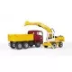 Camion MAN TGA si excavator Liebherr Bruder