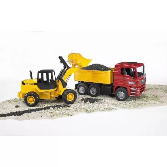 Camion MAN TGA si incarcator articulat FR 130 Bruder Camion MAN TGA si incarcator articulat FR 130 Bruder