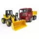 Camion MAN TGA si incarcator articulat FR 130 Bruder Camion MAN TGA si incarcator articulat FR 130 Bruder
