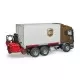 Camion UPS Scania R-Series si stivuitor Bruder Camion UPS Scania R-Series si stivuitor Bruder