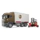 Camion UPS Scania R-Series si stivuitor Bruder Camion UPS Scania R-Series si stivuitor Bruder