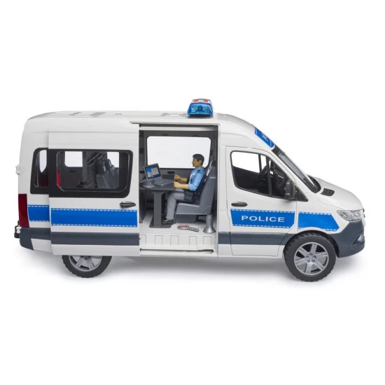 Duba de politie Bruder Mercedes Benz cu politist