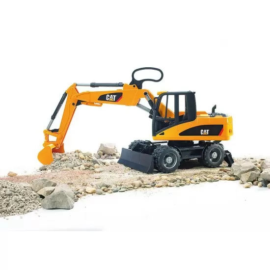 Excavator pe roti CAT Bruder