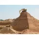 Excavator pe roti CAT Bruder