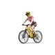 Figurina ciclista cu bicicleta de munte Bruder Figurina ciclista cu bicicleta de munte Bruder