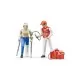 Figurine asistenti ambulanta si accesorii Bruder Figurine asistenti ambulanta si accesorii Bruder