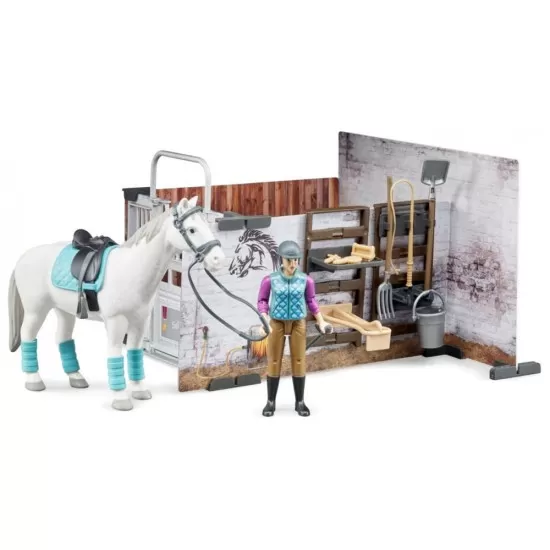 Set de joaca Bruder - Grajd de cai Set de joaca Bruder - Grajd de cai