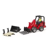 Incarcator compact Schaffer 2034 cu figurina si accesorii Bruder