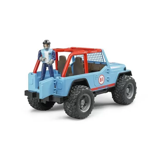 Jeep Cross Country de curse albastru Bruder Jeep Cross Country de curse albastru Bruder