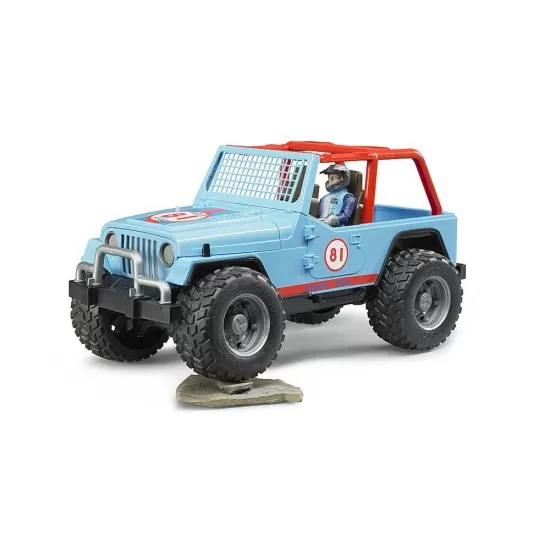 Jeep Cross Country de curse albastru Bruder Jeep Cross Country de curse albastru Bruder