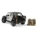 Jeep Wrangler Unlimited Rubicon de politie cu sirena si figurina Jeep Wrangler Unlimited Rubicon de politie cu sirena si figurina
