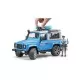 Masina de politie Land Rover Defender cu politist si accesorii Bruder Masina de politie Land Rover Defender cu politist si accesorii Bruder