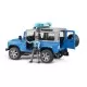 Masina de politie Land Rover Defender cu politist si accesorii Bruder Masina de politie Land Rover Defender cu politist si accesorii Bruder