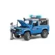Masina de politie Land Rover Defender cu politist si accesorii Bruder Masina de politie Land Rover Defender cu politist si accesorii Bruder