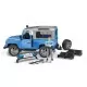 Masina de politie Land Rover Defender cu politist si accesorii Bruder Masina de politie Land Rover Defender cu politist si accesorii Bruder