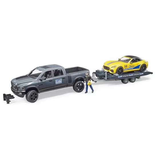 Masina de teren RAM2500 si masina de curse Roadster Bruder Masina de teren RAM2500 si masina de curse Roadster Bruder