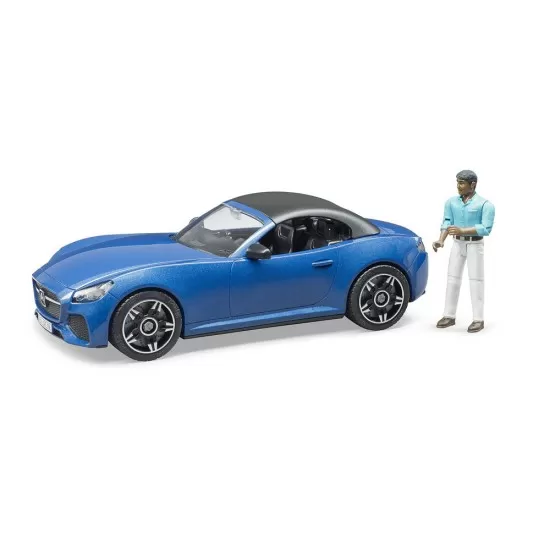 Masina decapotabila Roadster cu sofer Bruder Masina decapotabila Roadster cu sofer Bruder