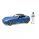 Masina decapotabila Roadster cu sofer Bruder Masina decapotabila Roadster cu sofer Bruder