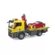 Masina tractare MAN TGS cu masina Roadster cu lumini si sunete Masina tractare MAN TGS cu masina Roadster cu lumini si sunete