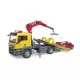 Masina tractare MAN TGS cu masina Roadster cu lumini si sunete Masina tractare MAN TGS cu masina Roadster cu lumini si sunete