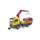Masina tractare MAN TGS cu masina Roadster cu lumini si sunete Masina tractare MAN TGS cu masina Roadster cu lumini si sunete