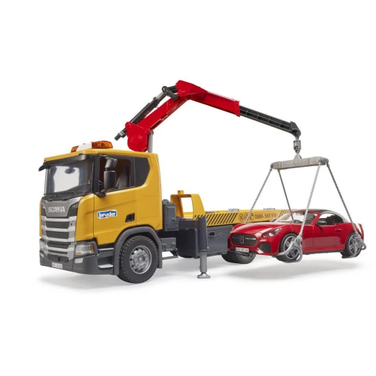Masina tractare Scania Super 560R cu lumini si sunete Bruder Masina tractare Scania Super 560R cu lumini si sunete Bruder