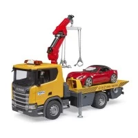 Masina tractare Scania Super 560R cu lumini si sunete Bruder