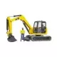 Mini excavator CAT cu muncitor Bruder Mini excavator CAT cu muncitor Bruder