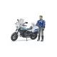 Motocicleta de politie Scrambler Ducati si politist Bruder Motocicleta de politie Scrambler Ducati si politist Bruder