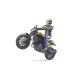 Motocicleta Scrambler Ducati Full Throttle Bruder cu figurina sofer Motocicleta Scrambler Ducati Full Throttle Bruder cu figurina sofer