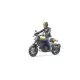 Motocicleta Scrambler Ducati Full Throttle Bruder cu figurina sofer Motocicleta Scrambler Ducati Full Throttle Bruder cu figurina sofer