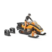 Snowmobil cu sofer si accesorii Bruder