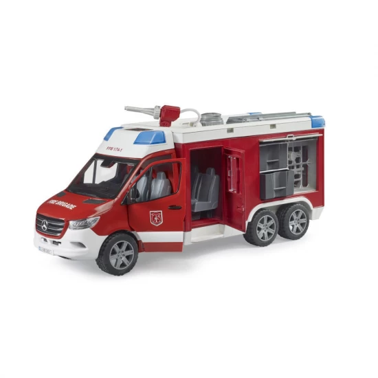 Masina de pompieri Bruder Sprinter Mercedes Benz cu sirena si pompa de apa Masina de pompieri Bruder Sprinter Mercedes Benz cu sirena si pompa de apa