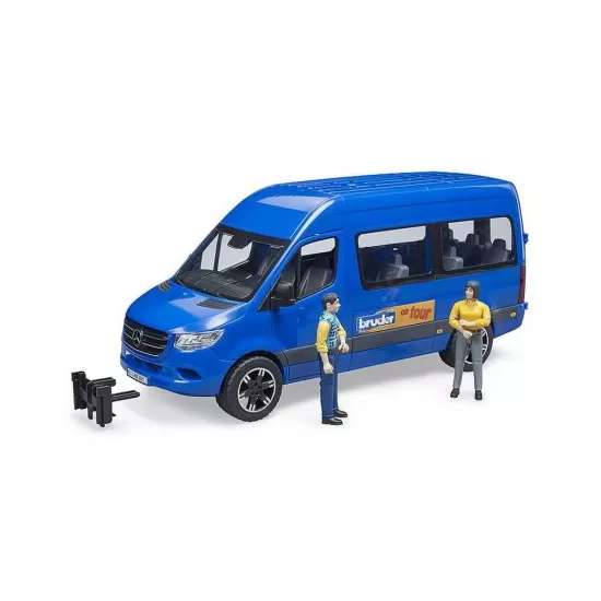 Masina Sprinter Mercedes Benz cu sofer si pasager Bruder Masina Sprinter Mercedes Benz cu sofer si pasager Bruder