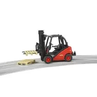 Stivuitor Linde H30D cu 2 paleti Bruder