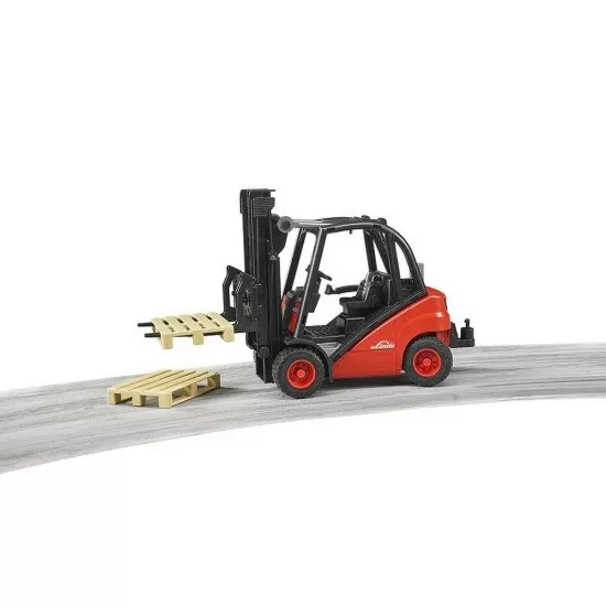 Stivuitor Linde H30D cu 2 paleti Bruder Stivuitor Linde H30D cu 2 paleti Bruder
