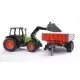 Tractor Claas Nectis 267 F cu remorca basculabila Bruder