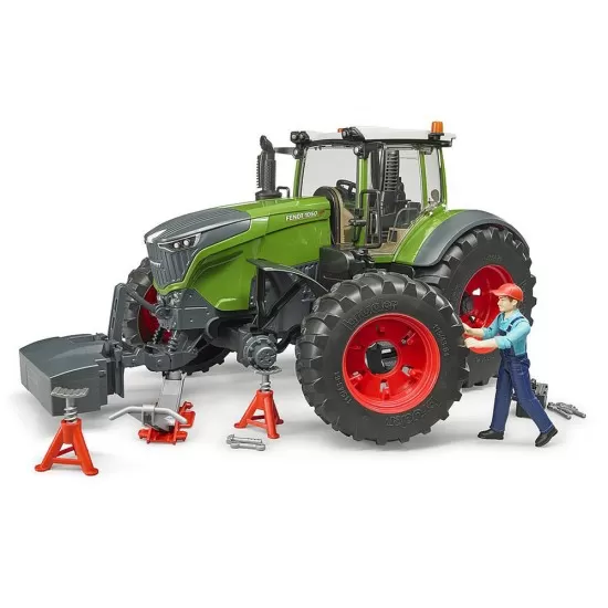 Tractor Fendt 1050 Vario cu mecanic si echipament Bruder Tractor Fendt 1050 Vario cu mecanic si echipament Bruder