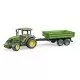 Tractor John Deere 5115M cu remorca basculabila Bruder Tractor John Deere 5115M cu remorca basculabila Bruder