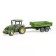 Tractor John Deere 5115M cu remorca basculabila Bruder Tractor John Deere 5115M cu remorca basculabila Bruder