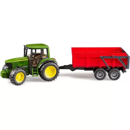 Tractor John Deere 6920 cu remorca basculabila Bruder Tractor John Deere 6920 cu remorca basculabila Bruder