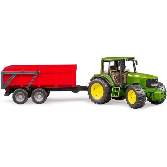 Tractor John Deere 6920 cu remorca basculabila Bruder Tractor John Deere 6920 cu remorca basculabila Bruder