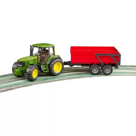 Tractor John Deere 6920 cu remorca basculabila Bruder Tractor John Deere 6920 cu remorca basculabila Bruder